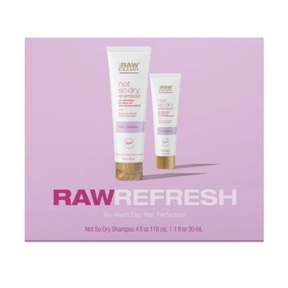 RAW SUGAR - NWT Raw Refresh "Not-So-Dry" Shampoo Gift Set (1-4 oz + 1-1 oz) - Picture 10 of 10